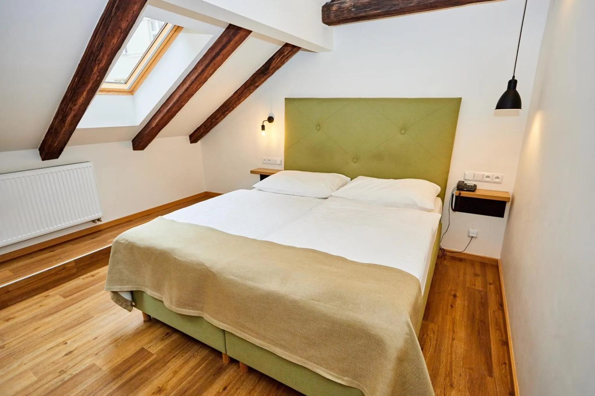 Double room (accessible by stairs only) at Hotel Garden Court